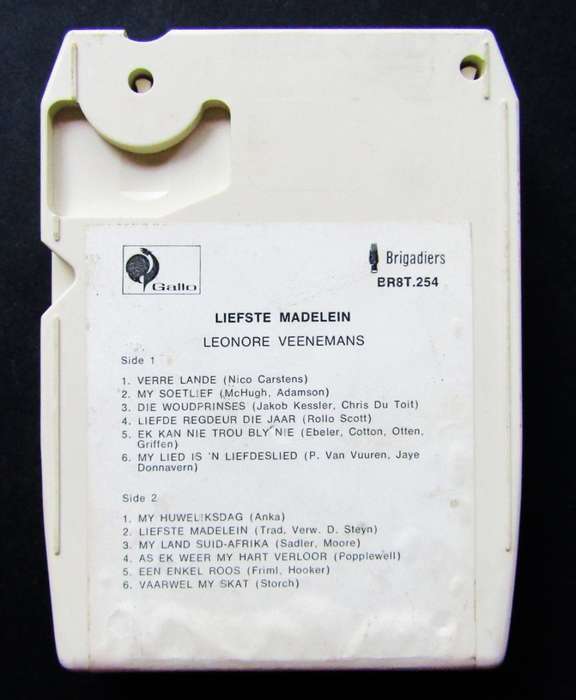 Old Leonore Veenemans - Liefste Madelein - 8 Track Tape