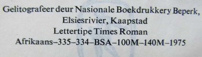 1975 SADF Afrikaans Pocket Bible