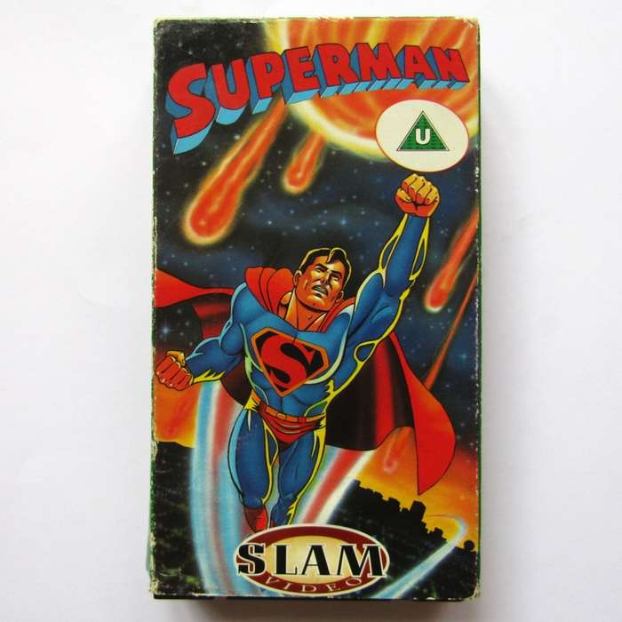 Superman - Cartoon VHS Video Tape