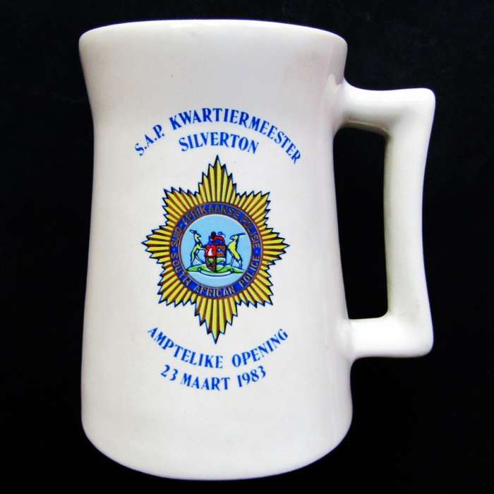 1983 SA Police Silverton Beer Mug