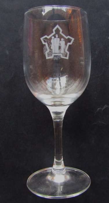 Old SADF Wine Glass