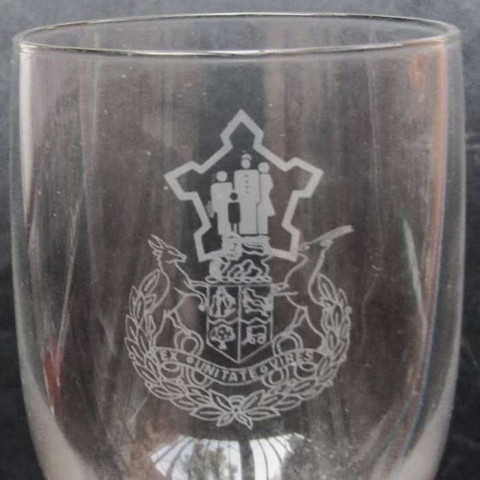 Old SADF Wine Glass