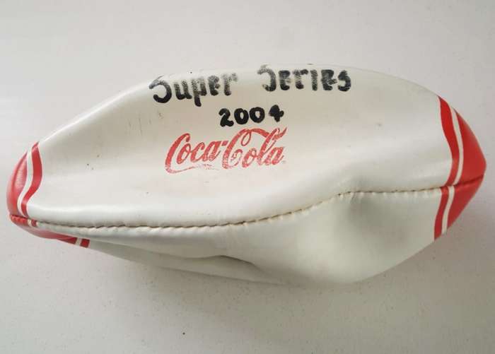 Old Coca Cola Midi Size Rugby Ball