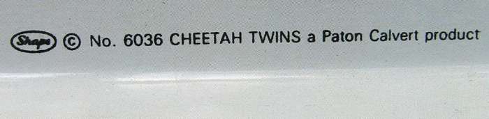Old Cheetah Twins Metal Bar Tray