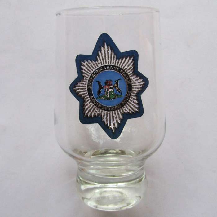 Old SA Police Beer Glass