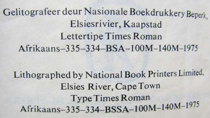 1975 SADF Afrikaans Pocket Bible