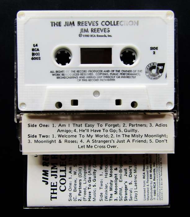 The Jim Reeves Collection - Cassette Tape (1980)