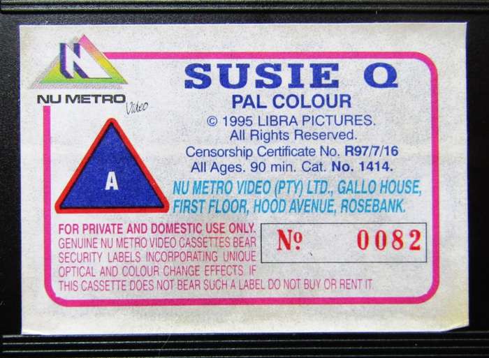 Susie Q - Movie VHS Tape (1997)