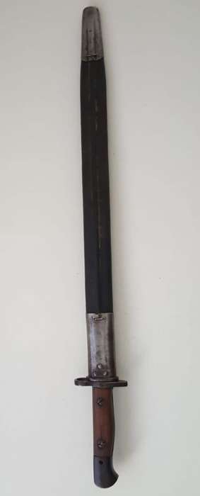 British 1907 Pattern Bayonet with Scabbard - Stamped SAP