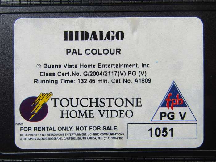Hidalgo - Viggo Mortensen - Movie VHS Tape (2004)