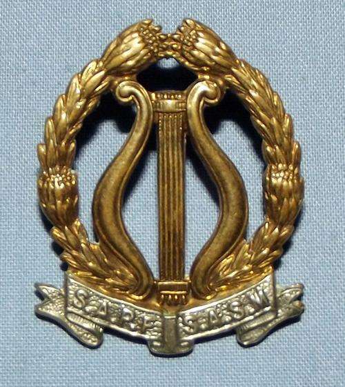 SA Permanent Force Band Metal Collar Badge