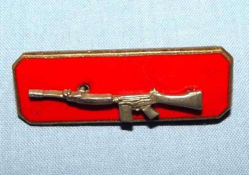 SADF ARMY SHARPSHOOTER "SKIETBALKIE" BREAST BADGE