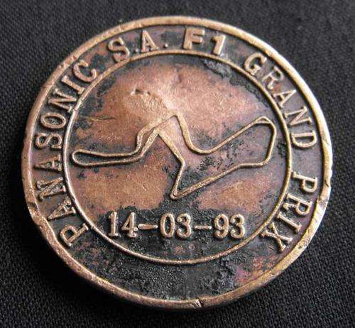 SA PANASONIC F1 GRAND PRIX 1993 MEDAL