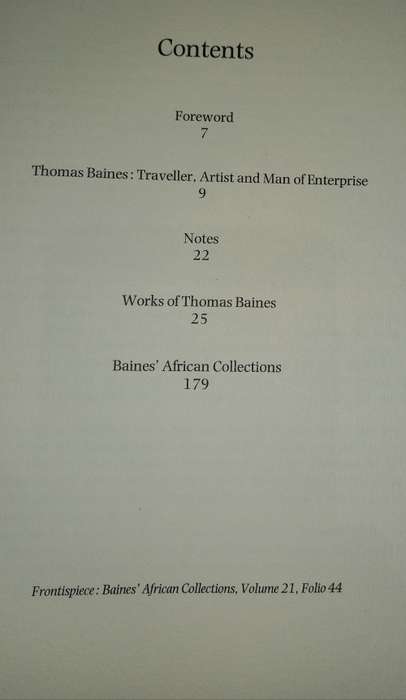 Huge Bargain.The Brenthurst Baines :  works of Thomas Baines in the Oppenheimer Collection Joha
