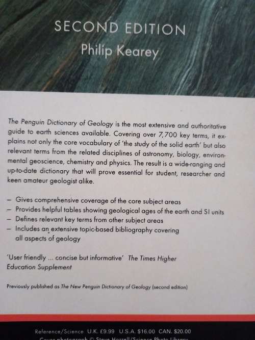 Geology A dictionary of Geology- Updated 2nd Ed