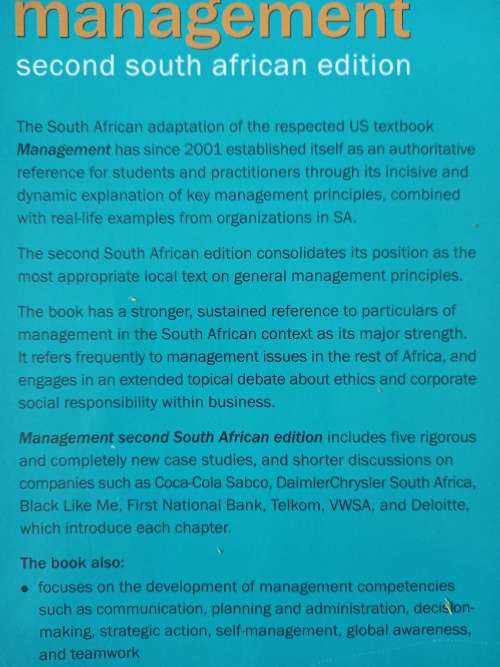 Management - South African Edition (Paperback, 2nd edition) Gavin Staude