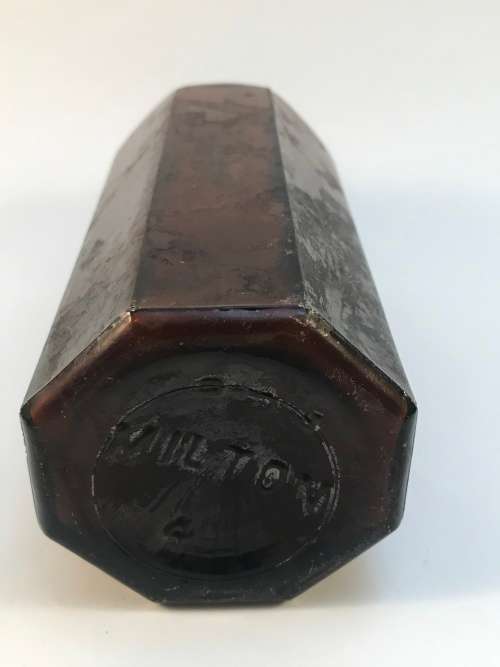 MILTON VINTAGE BROWN / AMBER BOTTLE