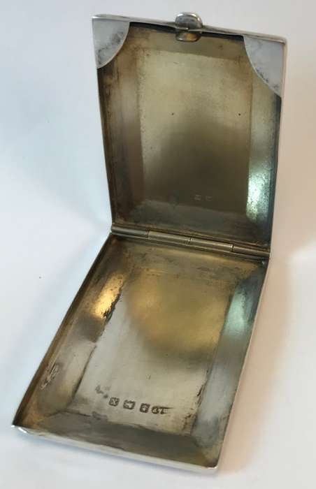 Art Deco Silver Matchbook Case