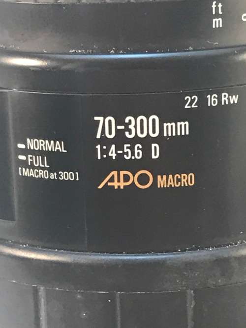 Vintage Nikon N90 35mm SLR Camera with Sigma 70-300mm Not Working