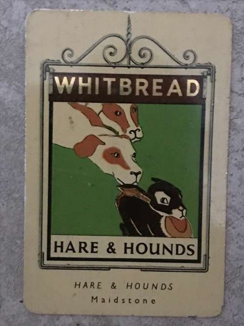 Whitbread Tin Inn Signs. England, circa early 20th century.