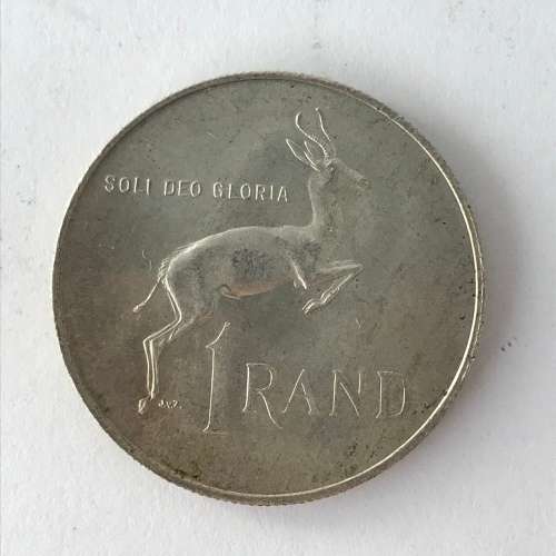 1967 Verwoerd Silver One Rand Coin