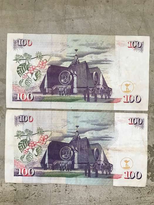 BANK OF KENYA 100 Shillings(X2)