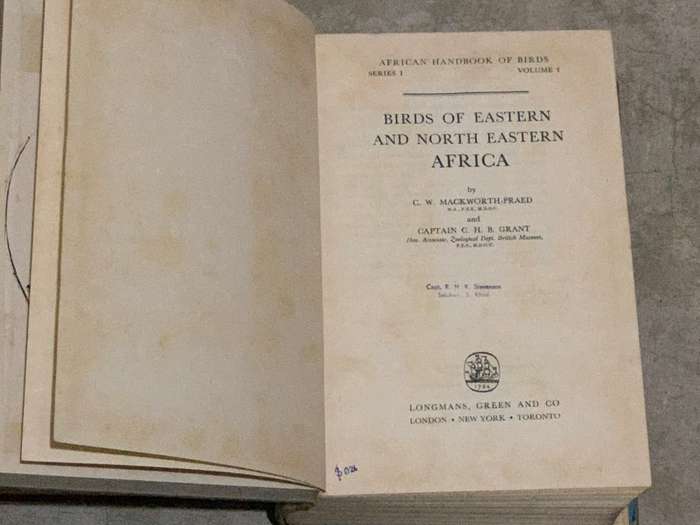 Birds of Eastern and North-Eastern Africa - C.W Mackworth-Praed and Captain C.H.B. Grant - Vol 1&2