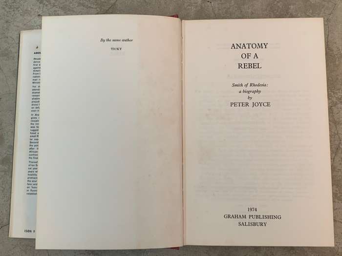 Anatomy of a Rebel by Peter Joyce