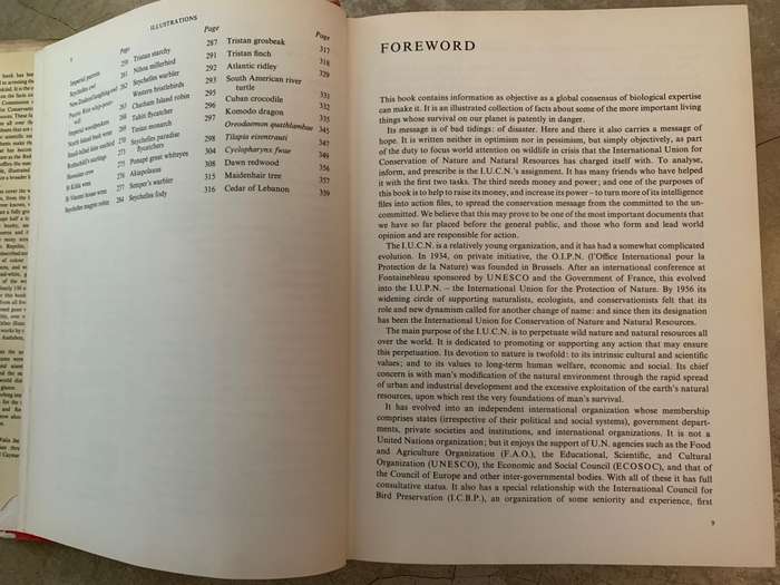 The Red Book: Wildlife in Danger