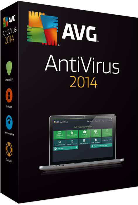 AVG Anti-Virus 2014 2 Computer 2 Year 50% Discount