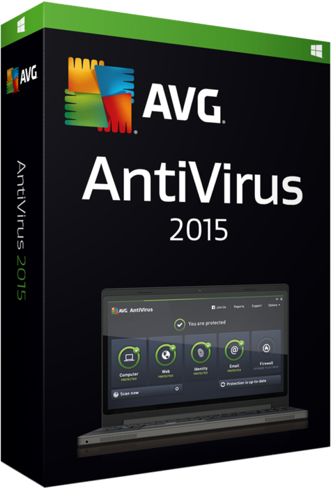 AVG AntiVirus 2015 1 Computer 2 Years
