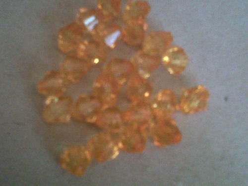 Acrylic Orange bicone 6mm(100)