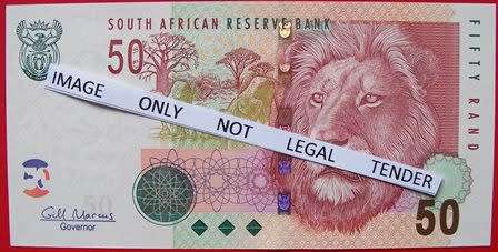 Gill Marcus - 2 X R50.00  notes - Serial No's AC8604188C to AC8604189C: . See photo's