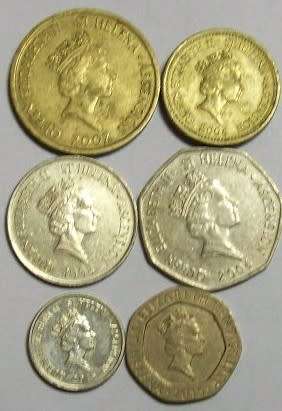Small collection of St Helena coins.See discription below.