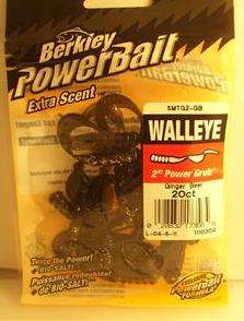 Berkley PowerBait Grub 2" Gingerbeer - Fishing