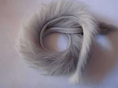 Rabbit Strips (Gray) - Fly fishing/Fly tying