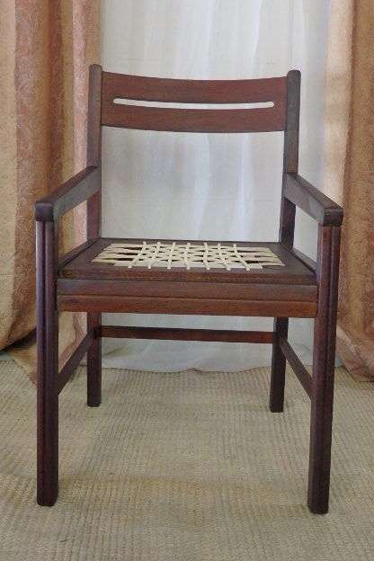 A STUNNING VINTAGE "BENT-BACK" RIEMPIE OCCASIONAL ARMCHAIR IN AWESOME CONDITION