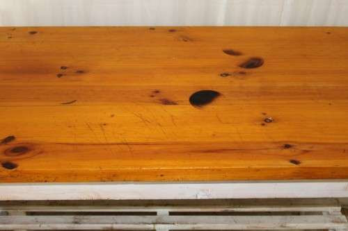 AN AWESOME "RUSTIC" SIDE SERVER WITH SLATTED SHELVES = PREFECT FOR INFORMAL AREAS