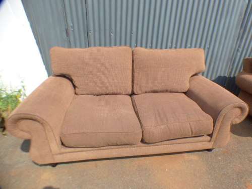 2 top quality large comfy couches in good condition!! Stunning in informal areas. bid/couch