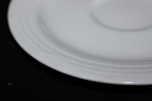 A set of Noritake "Arctic White" porcelain - 7 cups and 8 saucers in amazing condition