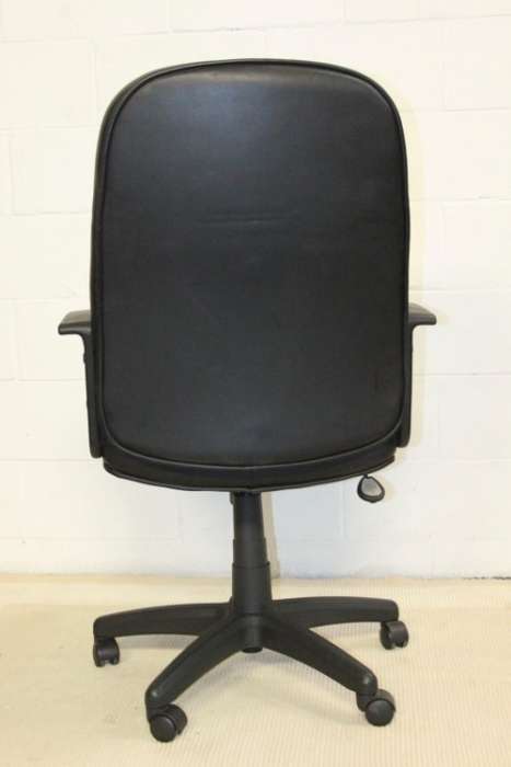 A comfortable faux-leather swivel office/ desk chair - would be ideal for home study