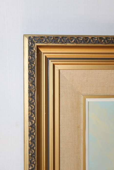 An original Jacobi oil on board painting of African Aloe in the mountains of Northern Transvaal