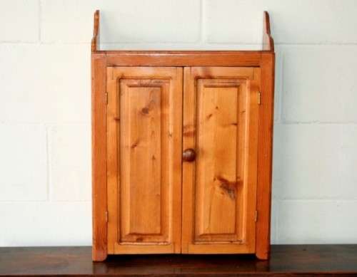 Gorgeous vintage solid Oregon double-door bathroom/ medicine/ vanity wall cabinet - RS17Sale