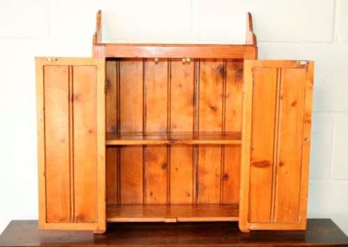 Gorgeous vintage solid Oregon double-door bathroom/ medicine/ vanity wall cabinet - RS17Sale