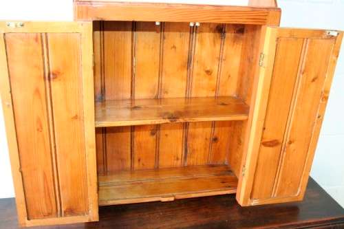 Gorgeous vintage solid Oregon double-door bathroom/ medicine/ vanity wall cabinet - RS17Sale
