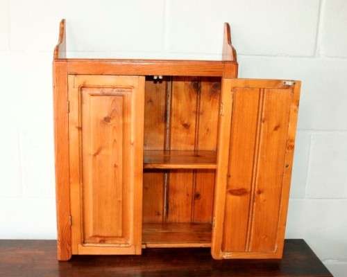 Gorgeous vintage solid Oregon double-door bathroom/ medicine/ vanity wall cabinet - RS17Sale