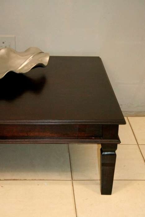 A beautifully made LARGE Indonesian Teak centre coffee table with gorgeous classic lines & a drawer