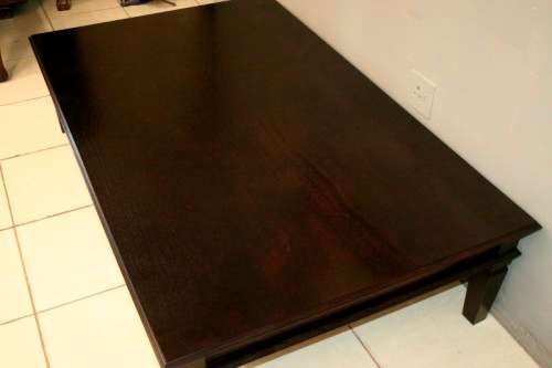 A beautifully made LARGE Indonesian Teak centre coffee table with gorgeous classic lines & a drawer