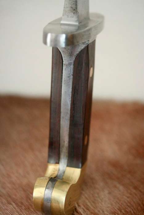 An incredibly rare vintage original German Solingen "Carl Schlieper" Safarica Hunter Machete knife