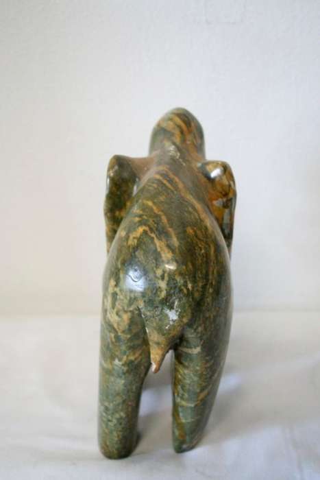 **RS17** Two stunning and beautifully carved stone African elephant. Lovely on display.
